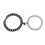 Magnetic Couple Bracelet Suit Cuban Link Chain – Jewelry Gift Ideas — 7