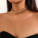 Fashion Metal Snake Bone Collar Women's Simple – Jewelry Gift Ideas — 9