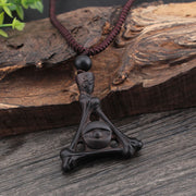 Ethnic Ebony Exaggerated Fashion Long Necklace – Jewelry Gift Ideas — 2