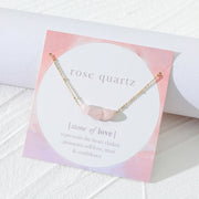 Jewelry Pure Color Rose Quartz Stone Necklace – Jewelry Gift Ideas — 1