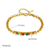 Women's Fashion Retro Color Strip Transparent Diamond – Stylish Gifts — 5