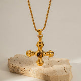 Fashion Personality Cross Pendant Necklace – Jewelry Gift Ideas — 4