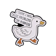 Creative Animal Quotation Alloy Brooch – Jewelry Gift Ideas — 8