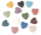 Colorful Heart-shaped Volcanic Rock Bracelet – Jewelry Gift Ideas — 8