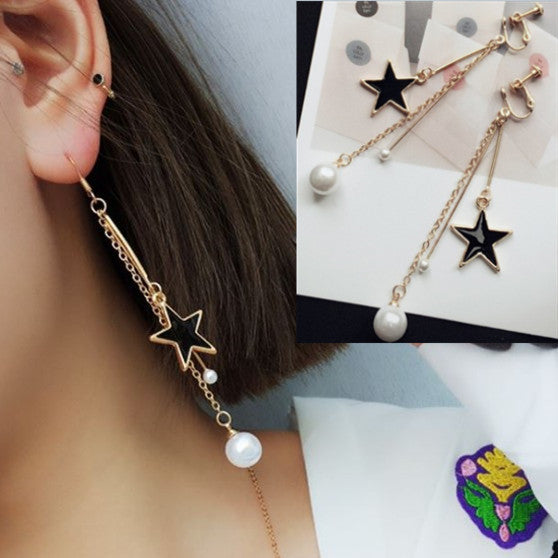 Fashion Personalized Long Pearl Tassel Earrings – Stylish Gifts — 1