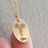 Stainless Steel Flower Necklace – Jewelry Gift Ideas — 3