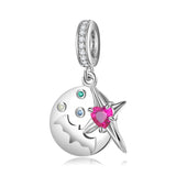 Bat And Cross Beads Halloween 925 Silver Pendant – Jewelry Gift Ideas — 2