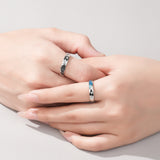 S925 Sterling Silver Simple Versatile Pair Ring – Stylish Gifts — 1