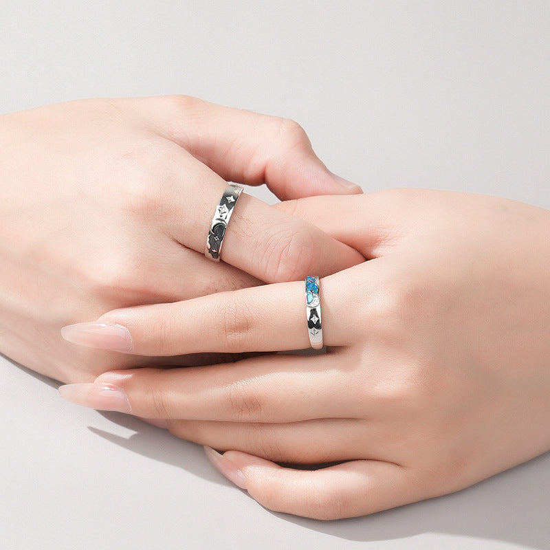 S925 Sterling Silver Simple Versatile Pair Ring – Stylish Gifts — 1