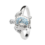 Women's Sterling Silver Turtle Shape Ring – Gifts for Her — 3