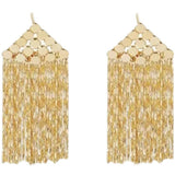 Light Luxury Small Simple Metal Tassel Earrings – Small Gift Ideas — 2