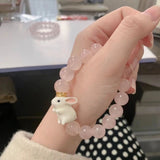 Rabbit Bracelet Strawberry Milkshake Macaron – Jewelry Gift Ideas — 4