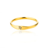Stainless Steel Twelve Constellation Symbol Ring – Stylish Gifts — 17