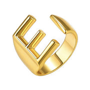 Women's Personality Fashion 26 English Letters Ring – Stylish Gifts — 20
