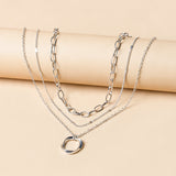 Regular Circle Pendant Fashion Necklace Street – Jewelry Gift Ideas — 2