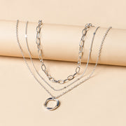 Regular Circle Pendant Fashion Necklace Street – Jewelry Gift Ideas — 2