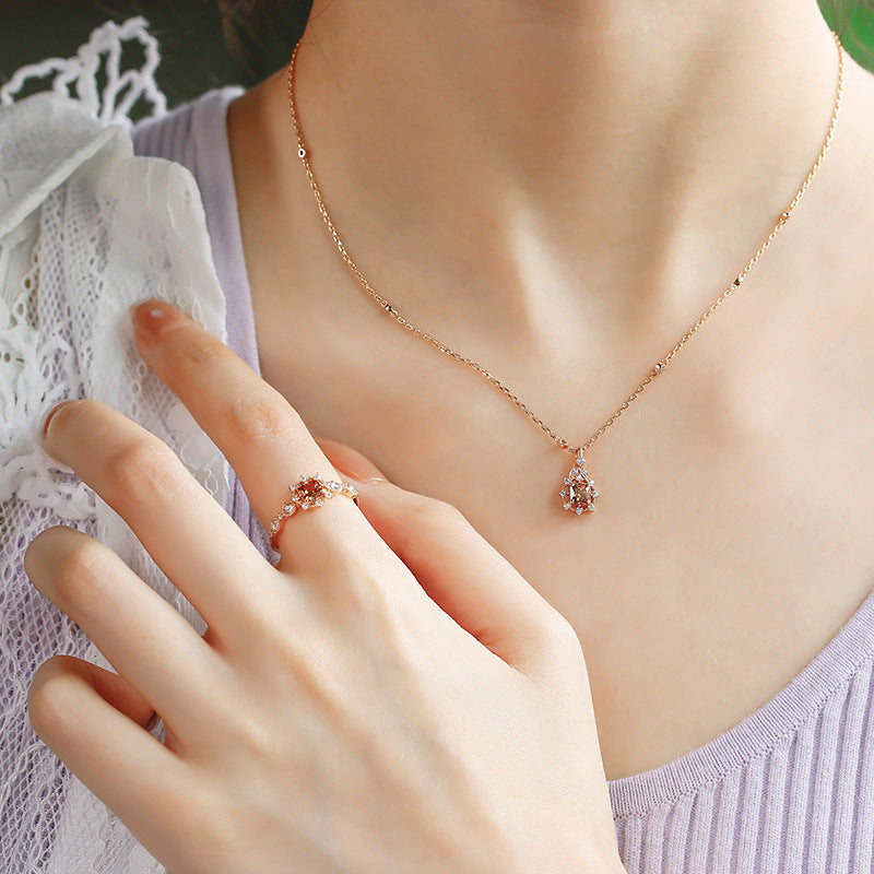 Winter Limited Vintage Snowflake Zircon Necklace – Jewelry Gift Ideas — 1