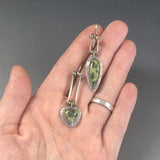 Simple Two-tone Irregular Long Eardrops – Surprise Gifts — 4