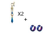 Men's Creative Fashion Hourglass Shape Ear Clips – Stylish Gifts — 3