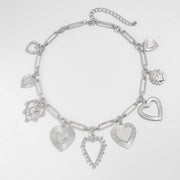 Cold Love Pendant Clavicle Chain Peach Heart – Jewelry Gift Ideas — 3