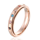 Fashion Titanium Steel Can Be Rotatable Ring – Stylish Gifts — 2