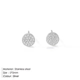 Women's Simple Stainless Steel Small Earrings – Gifts for Her — 2