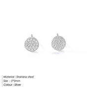 Women's Simple Stainless Steel Small Earrings – Gifts for Her — 2