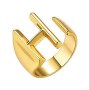 Women's Personality Fashion 26 English Letters Ring – Stylish Gifts — 13
