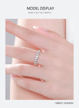 Female S925 Silver Lucky Eye Diamond-studded Ring – Gifts for Her — 10