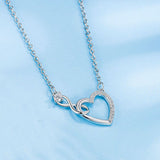 Pure Silver Hoop Love Necklace – Jewelry Gift Ideas — 5