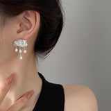 S925 Silver Cloud Lightning Raindrop Earrings – Special Occasion Gifts — 1