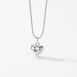 S925 Silver Love Pendant Bead Necklace For Women – Jewelry Gift Ideas — 4