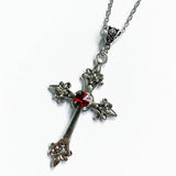 Cross Diamond Pendant Jewelry Necklace Punk Charm – Jewelry Gift Ideas — 8
