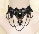 Gothic Style Pearl Lace Pendant Necklace – Jewelry Gift Ideas — 2
