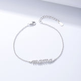 Women's 925 Sterling Silver Zircon Alphabet Mama – Jewelry Gift Ideas — 2