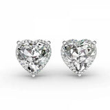 Pierced-ear-caring Ear Studs Sweet Peach Heart – Gifts for Her — 3