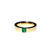 Emerald Zircon Gold Plated Emerald Ring – Birthday Gifts — 2