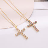 Ins Style Jewelry High End Zircon Niche Cross – Jewelry Gift Ideas — 1