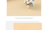 Romantic Ceramic Flower Rose Diamond Metal Alloy – Gifts for Couples — 9