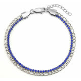 Fashion Double Row Titanium Steel Zircon Bracelet – Stylish Gifts — 4