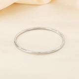 18K Vacuum Vapor Plating Gold Plain Ring Bracelet – Jewelry Gift Ideas — 12