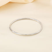 18K Vacuum Vapor Plating Gold Plain Ring Bracelet – Jewelry Gift Ideas — 12