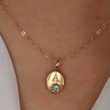 Stainless Steel Letter Zircon Pendant – Jewelry Gift Ideas — 2