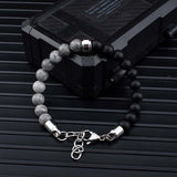 Stainless Steel Natural Stone Bracelets Bangle – Jewelry Gift Ideas — 3