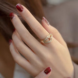 Fashion Micro-inlaid Zircon Ring Women – Stylish Gifts — 6