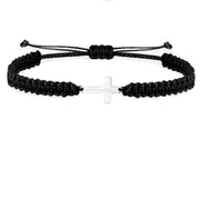 Cross Pendant Hand-woven Adjustable Milan Rope – Jewelry Gift Ideas — 10