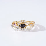 925 Silver Gilded Three Piece Vintage Women's Ring – Gifts for Her — 2