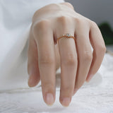 Women's Sky Blue Topaz Sweet Ring – Gifts for Her — 3