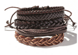 Retro Personalized Cowhide Punk Bracelet Bracelet – Jewelry Gift Ideas — 14