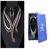 INS Wind Zircon Necklace Earring Set – Jewelry Gift Ideas — 2